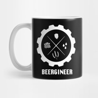 BEERGINEER Brewmaster Beer Brewer TShirt Homebrew Gift Mug